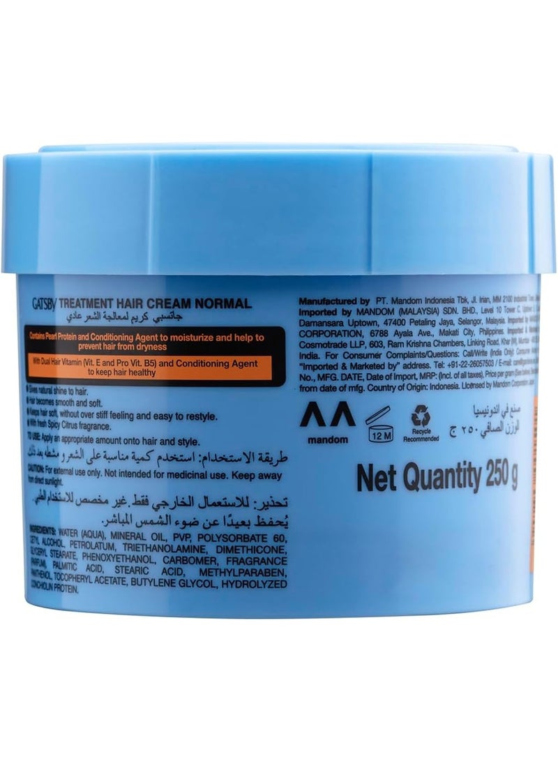 Gatsby Hair Treatment Cream, Normal, 250g - Image 3